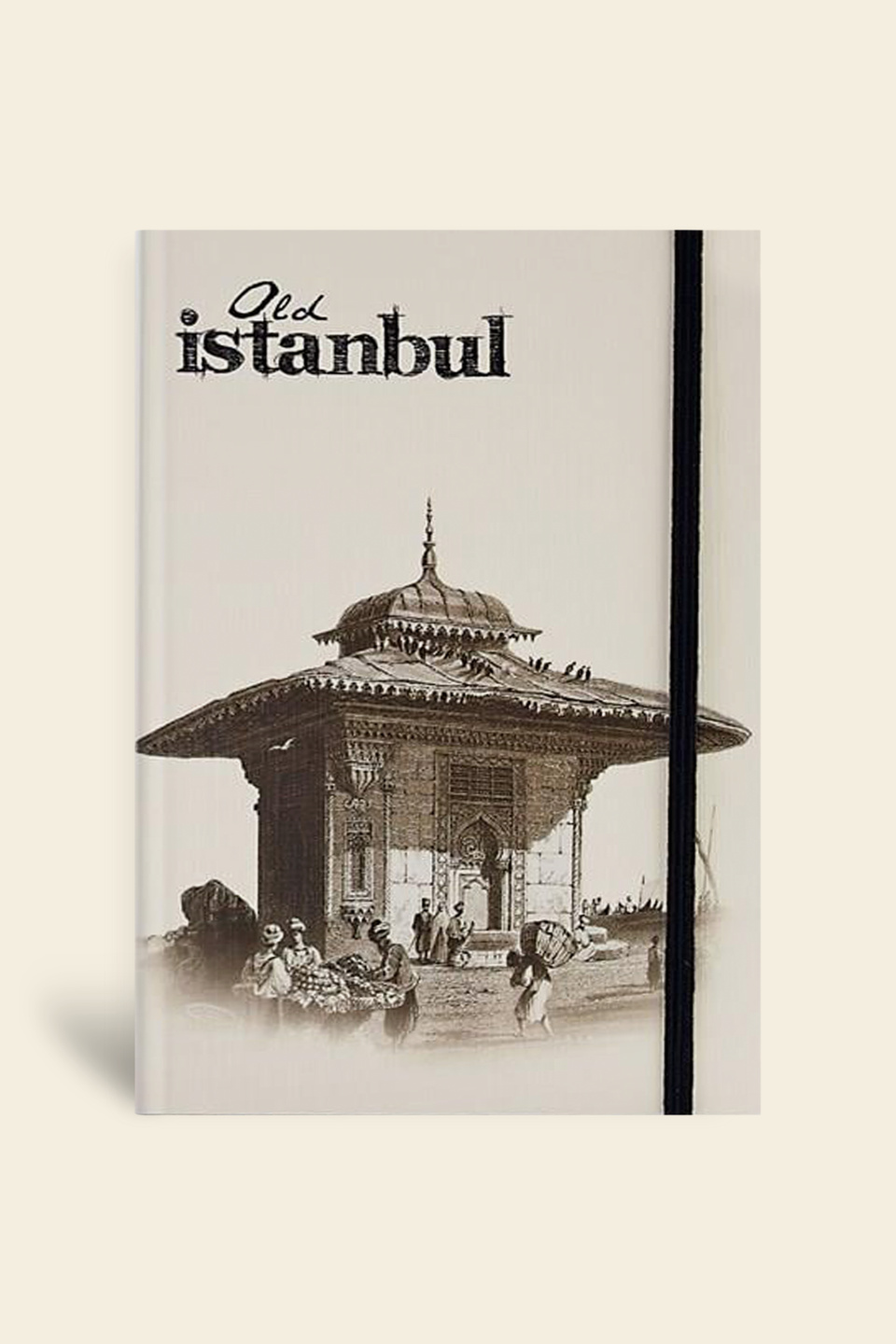 Eski İstanbul Cep Journal Çizgili Lastikli ÇeşmeEski İstanbul Cep Journal Çizgili Lastikli Çeşme