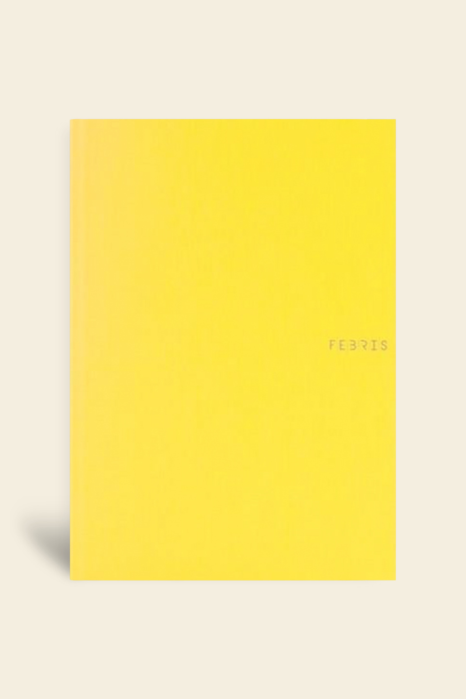 Febris Karton Kapak Çizgili Defter Sarı 80 Syf