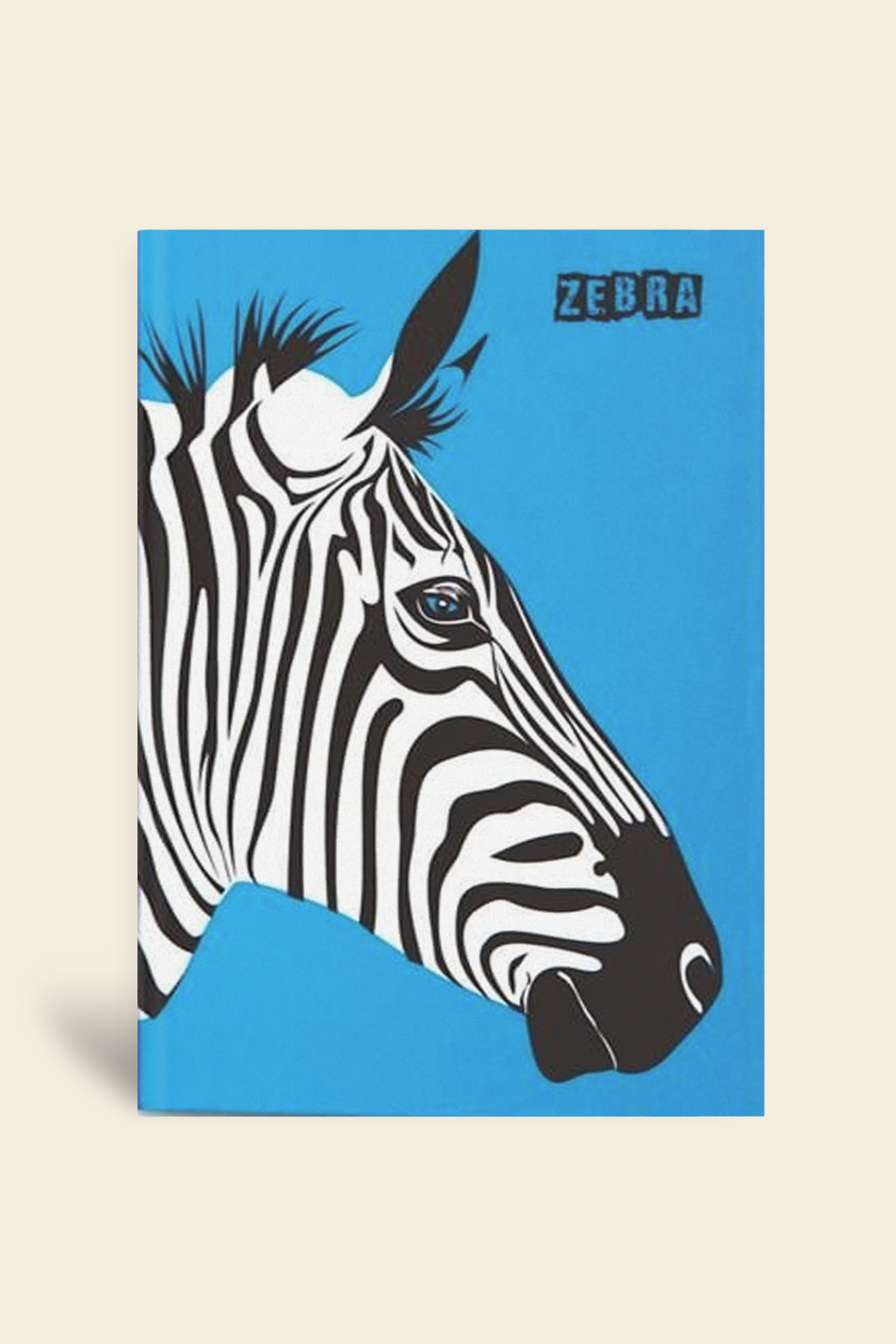 Hayvan Figürlü Dokulu Defter Çizgili ZebraHayvan Figürlü Dokulu Defter Çizgili Zebra