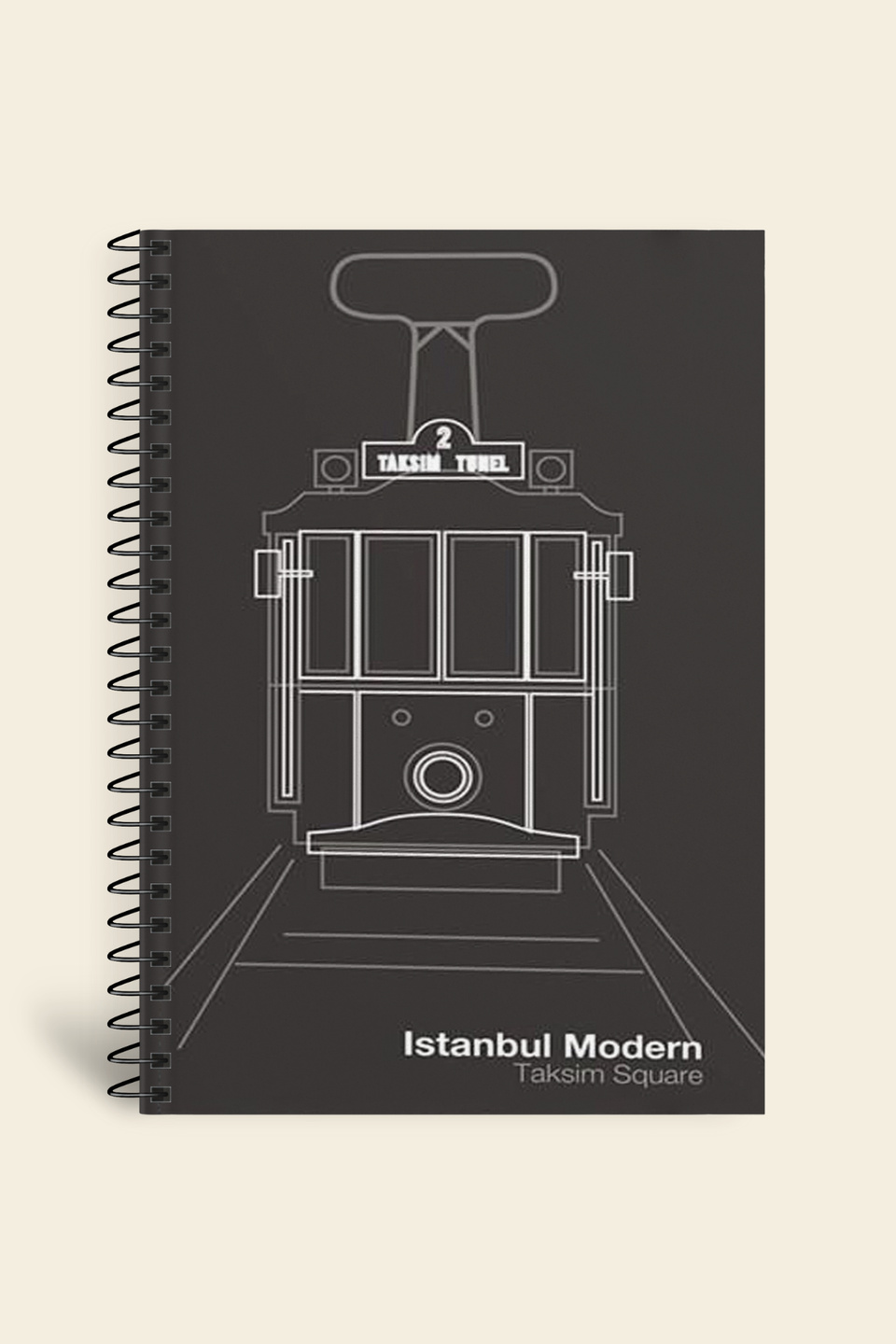 İstanbul Modern Defter Çizgili Tramvayİstanbul Modern Defter Çizgili Tramvay