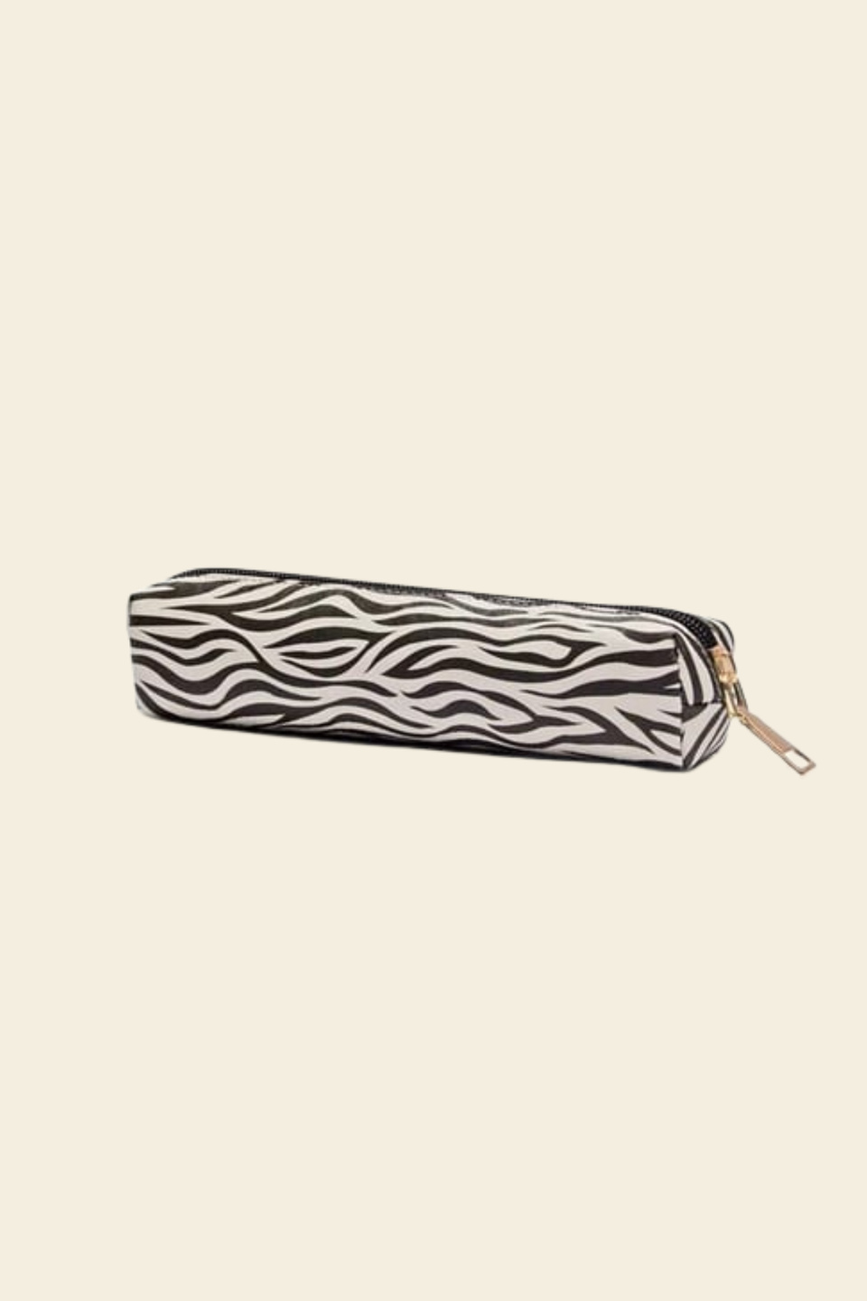 Klasik Vegan Deri Siyah Zebra Kalem Kutu | LeColorKlasik Vegan Deri Kalem Kutu Siyah Zebra