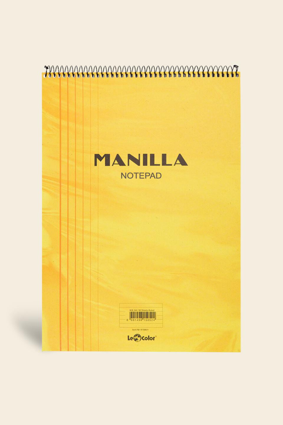 Manilla Ofis Bloknot A5 Kareli Sarı Defter | LeColorManilla Ofis Bloknot A5 Kareli Sarı