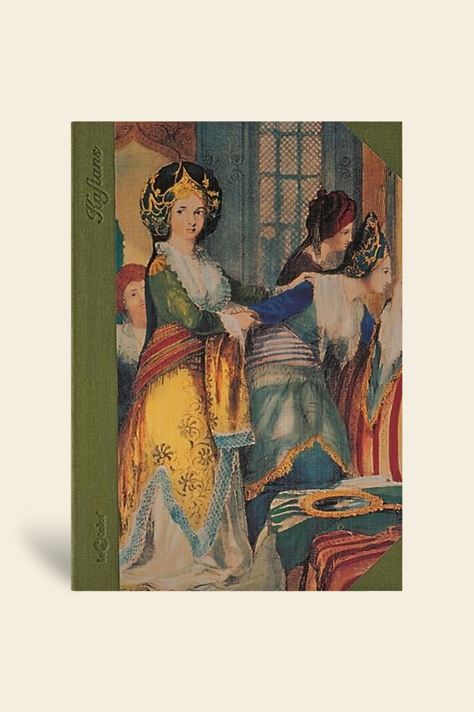 Osmanlı Kaftan Journal Çizgili Sultan YeşilOsmanlı Kaftan Journal Çizgili Sultan Yeşil