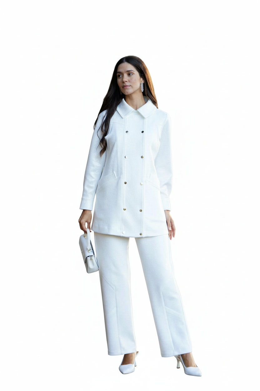 Premium By Moodbasic KENDİNDEN SİMLİ KABARTMALI ÇITÇITLI TAKIM