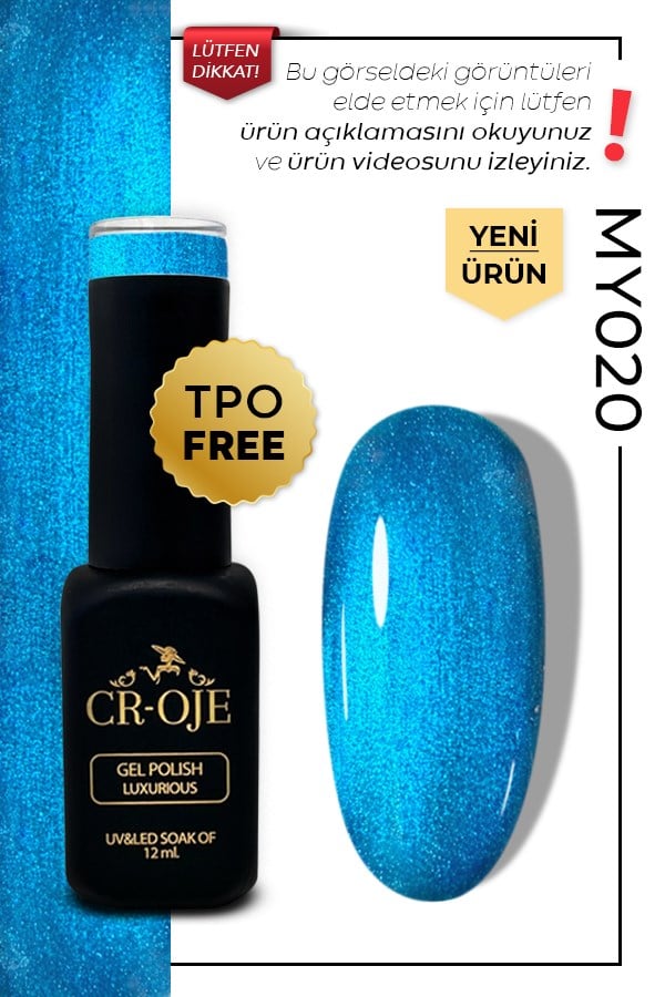 Korean Cat Eye Kristal Efektli Manyetik Cat Eye / Kedi Gözü-MY020 (12 ML)