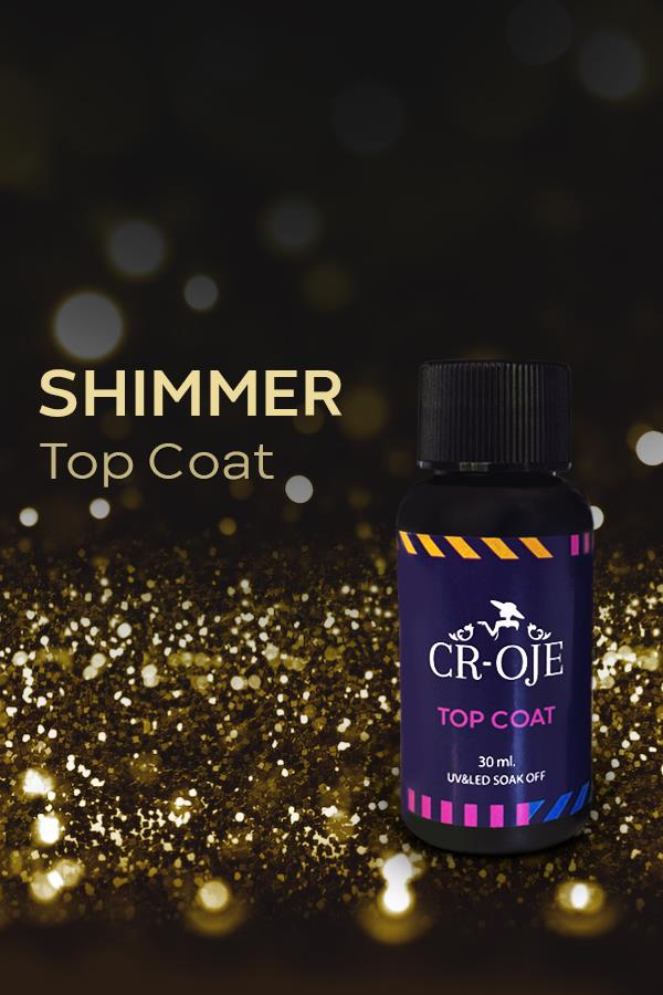Shimmer Top Coat ( 30 ml )