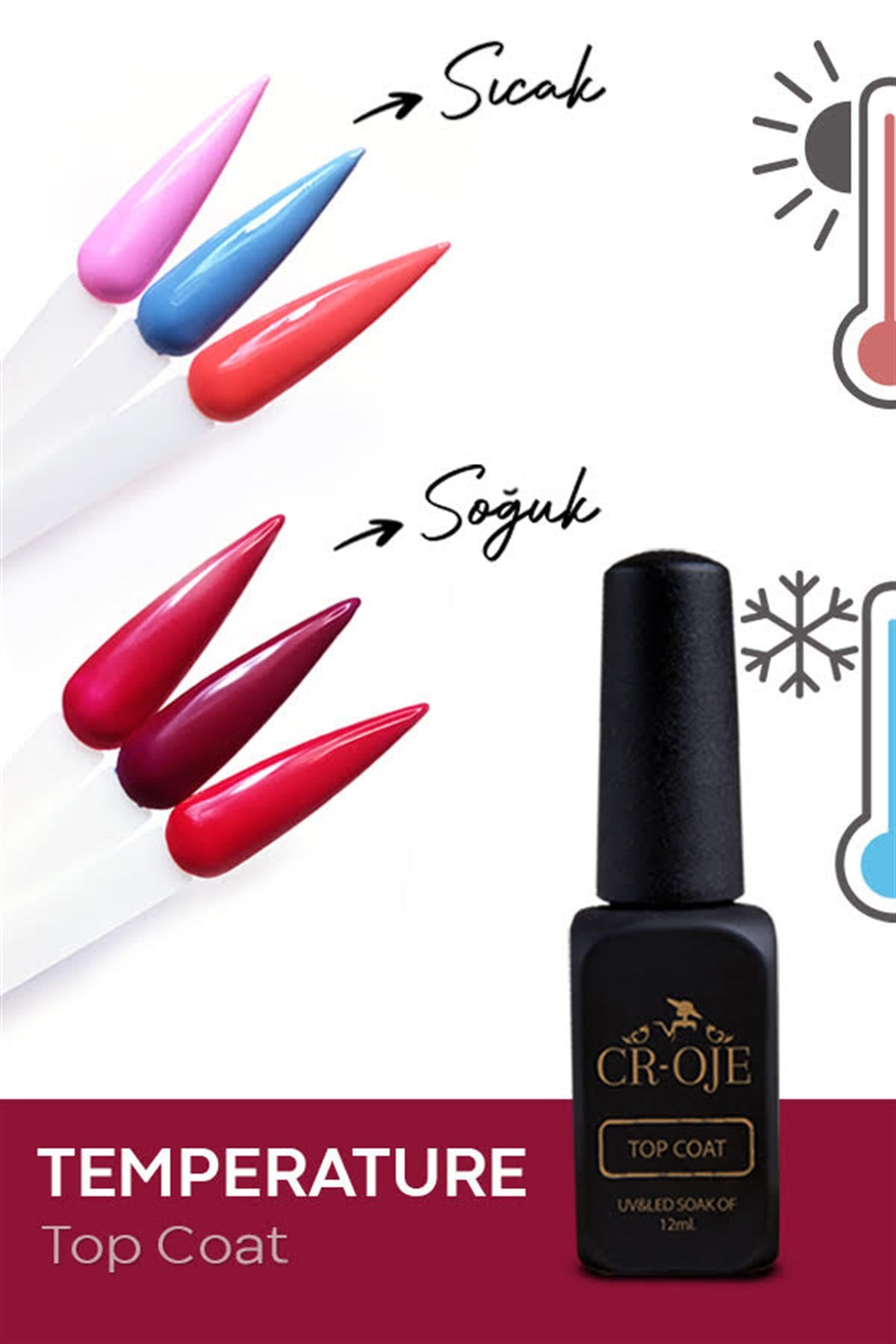 Tempreture Top CoatTempreture Top Coat (12 ml.)