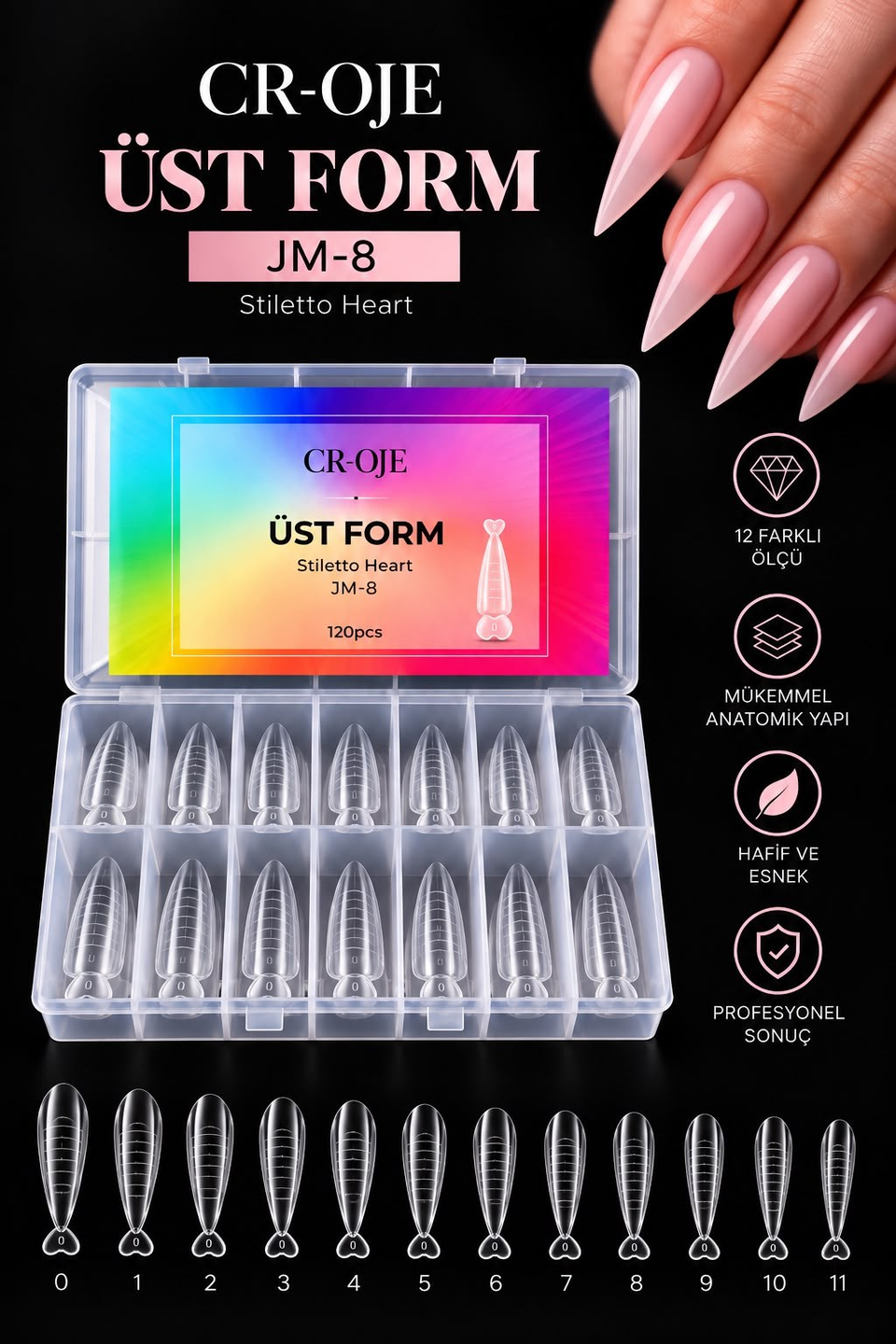 Üst Form 120'li Stiletto Heart JM08
