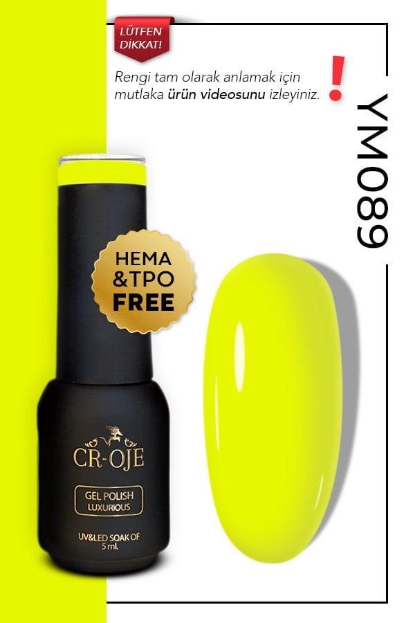 YM089 - Sarı Neon (5 ml) 