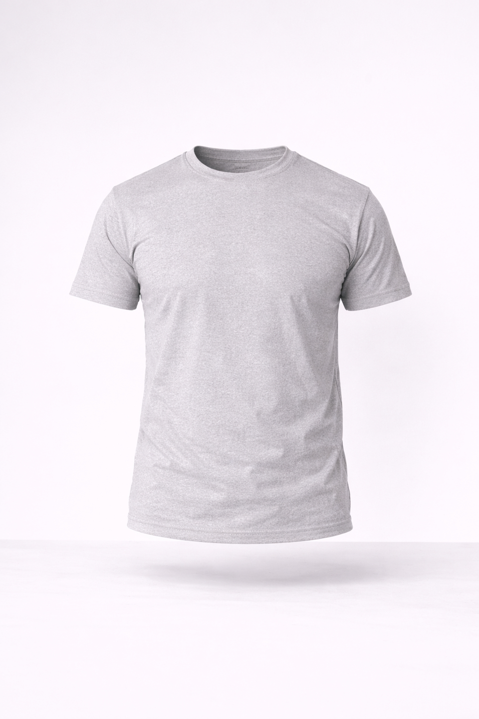 BASİC TSHİRTLERGri Gri Slim Fit Basic T-SHİRT TB