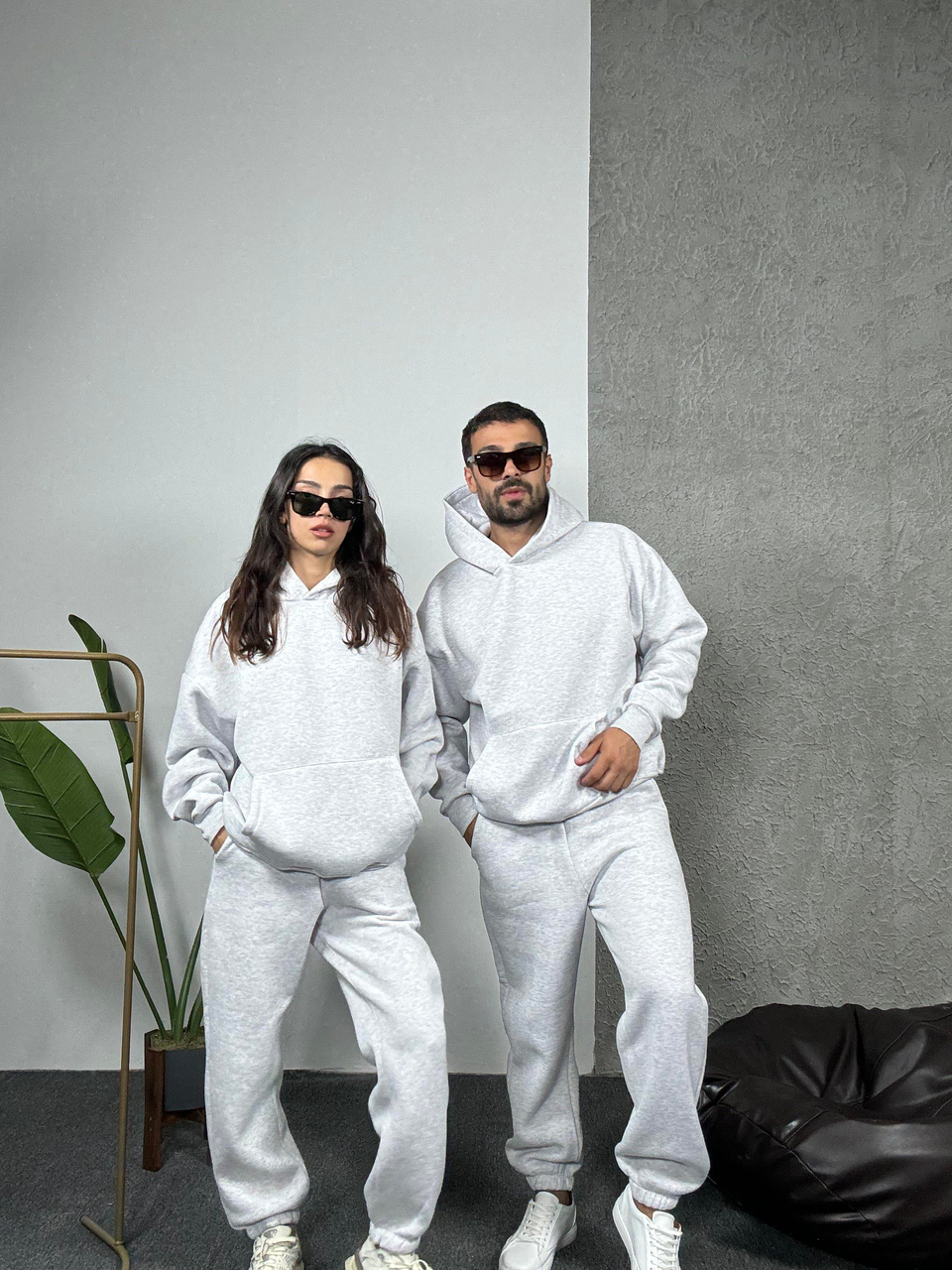 EŞOFMAN TAKIMIKarmelanj 3 İplik Hoodie Alt Üst Takım SC