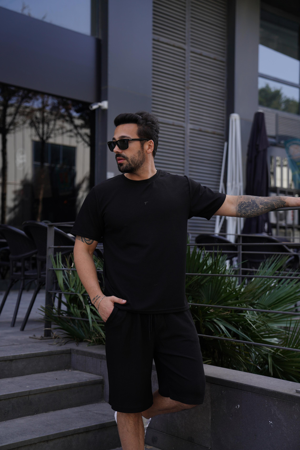 EŞOFMAN TAKIMISiyah Kapris Takım TK 1009