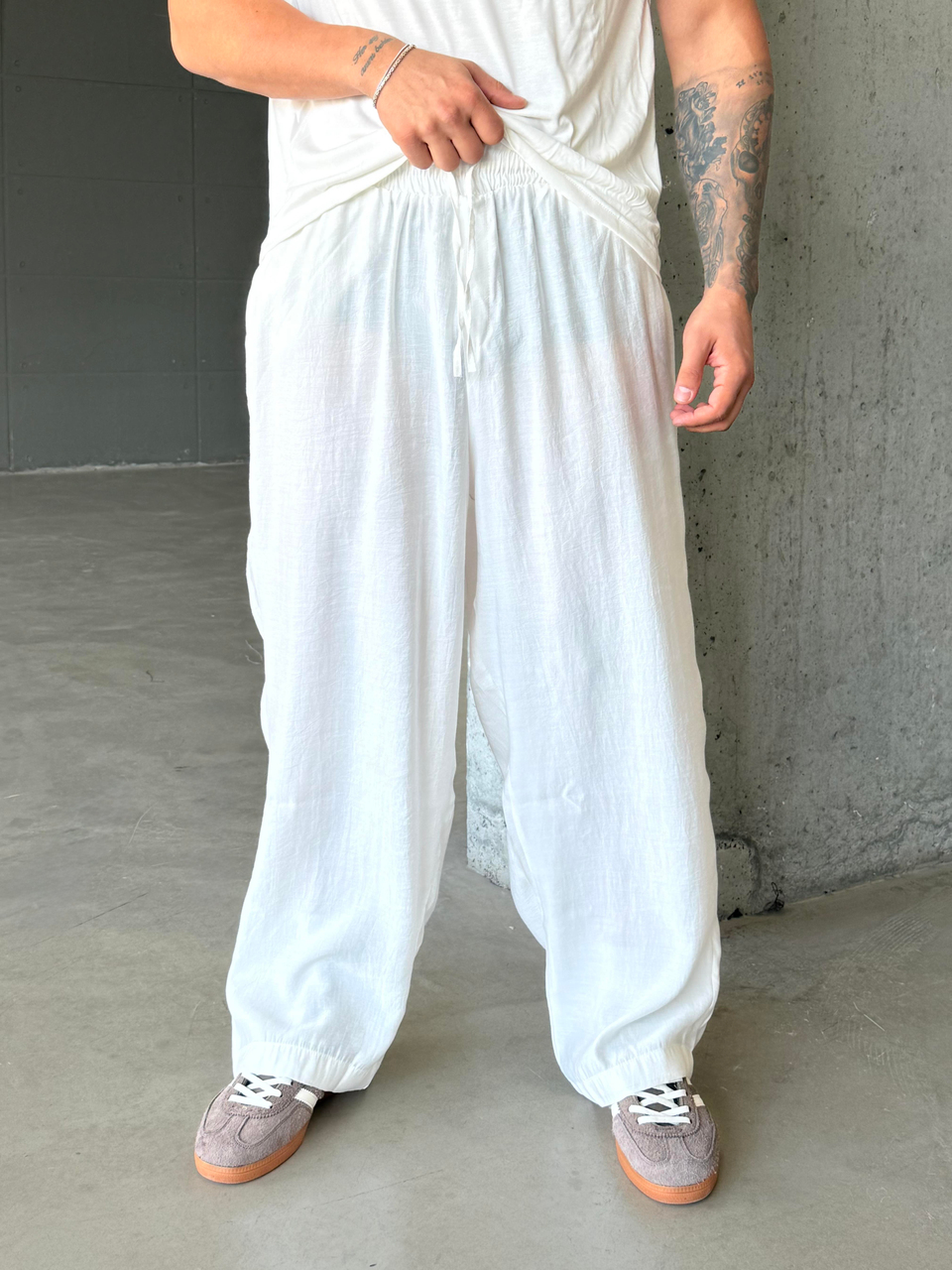 GabardinEkru Modal Premium Pantalon PNC 3229