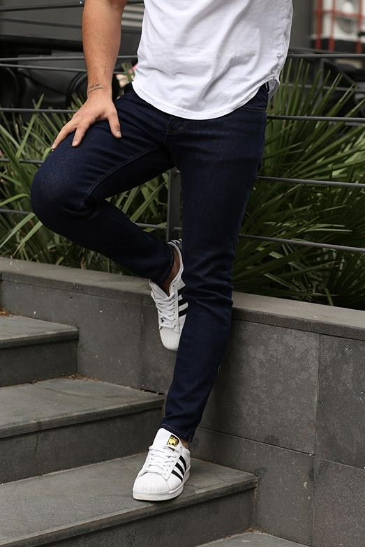 KOT PANTOLONStandart Düz Lacivert Slim Fit Kot Pantolon 0039 2024