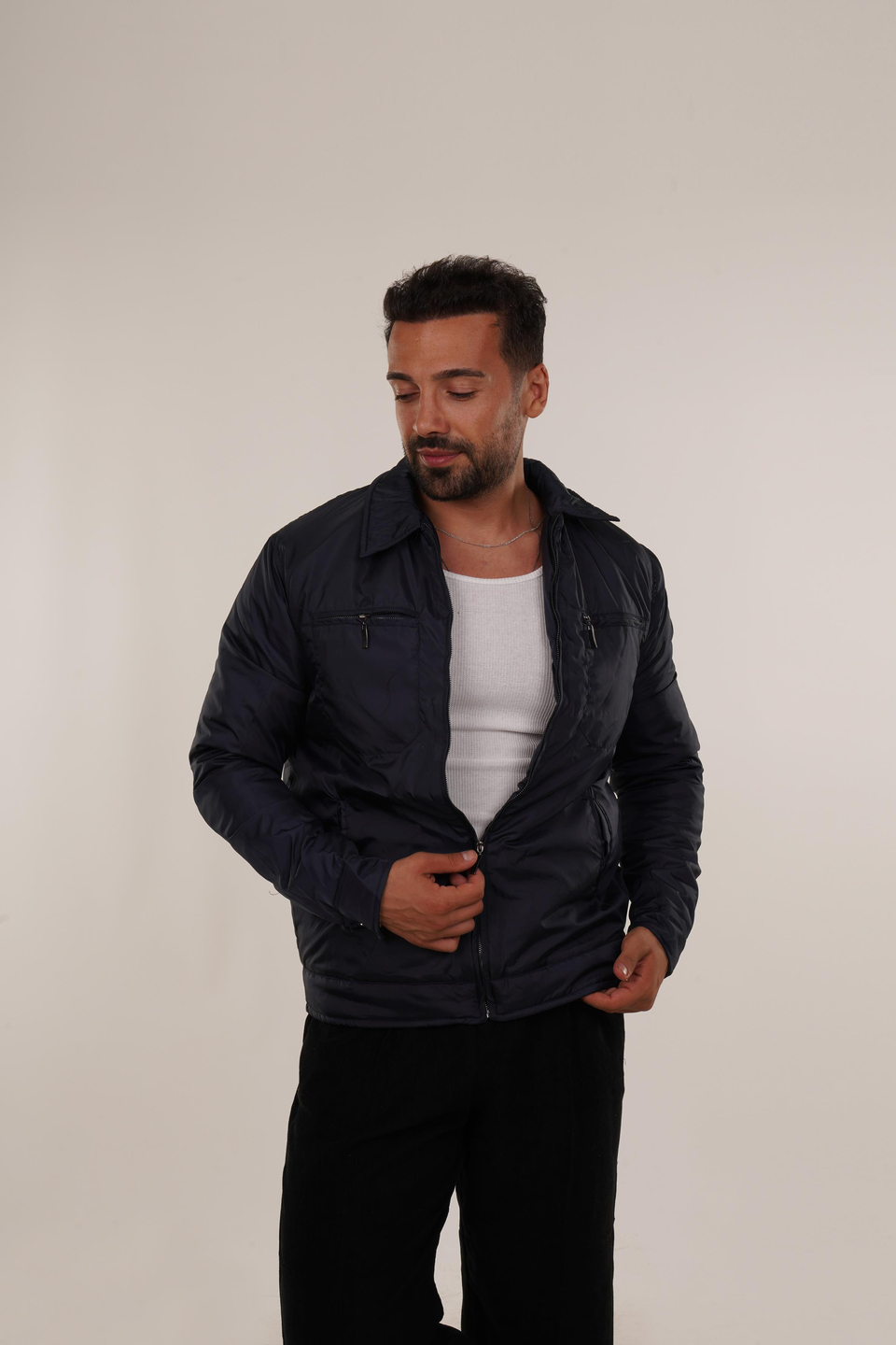 MONTLacivert Elyaflı Jessica Mont PNC 5066
