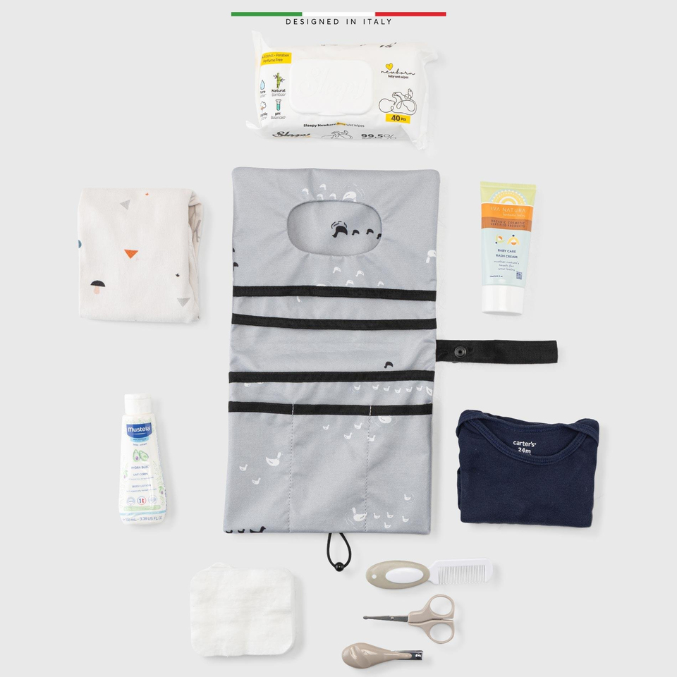 EleleLife Bebek Bakım Organizer Çantası Natura Bej