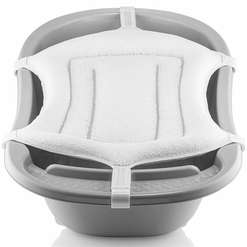 EleleLife Lüks Köpüklü Bebek Banyo Küvet Filesi Beyaz