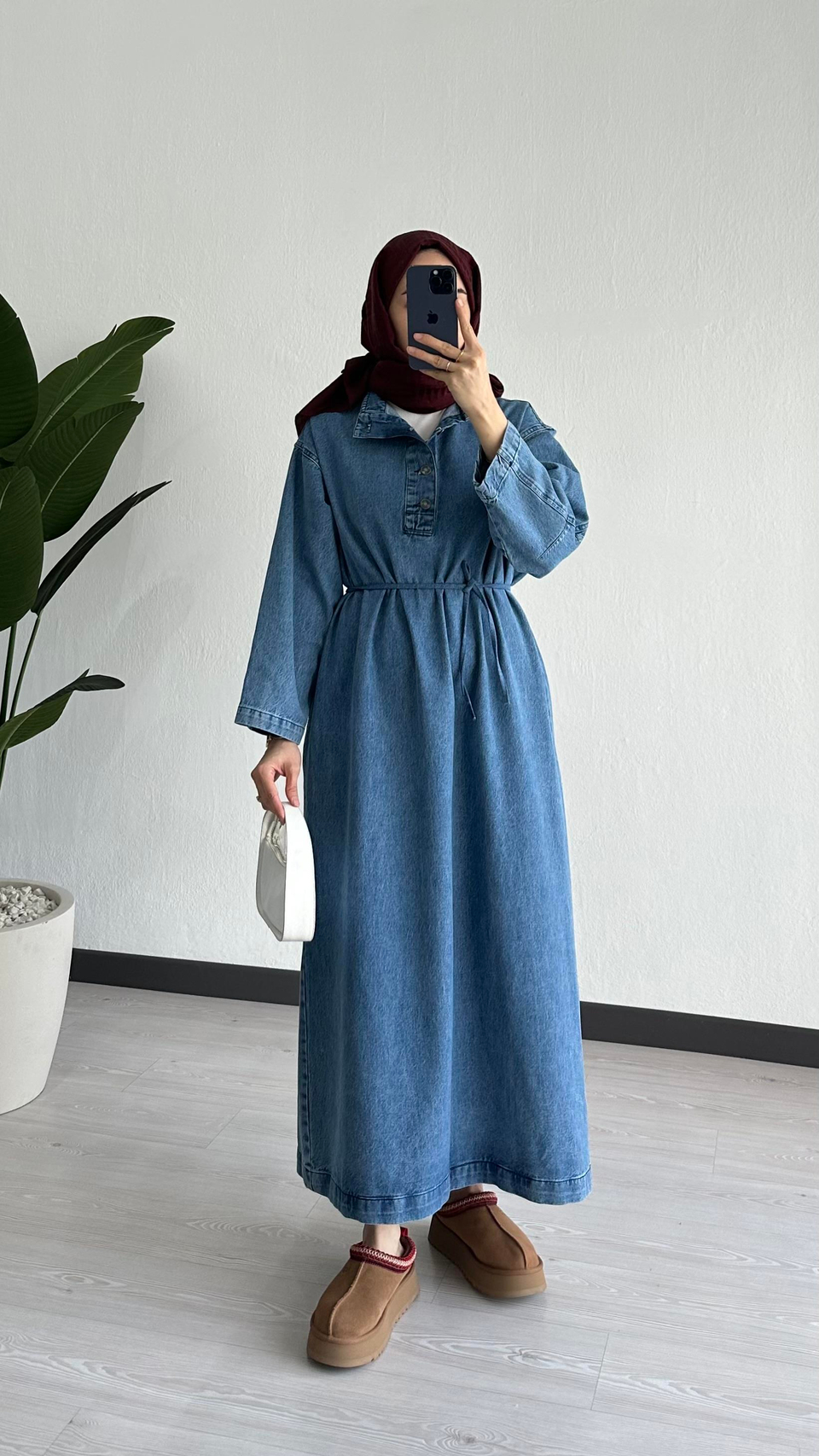 Denim Elbise 
