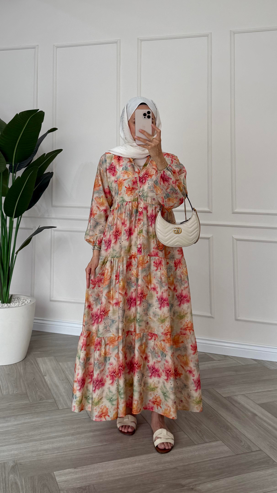 Lidya Elbise Pembe