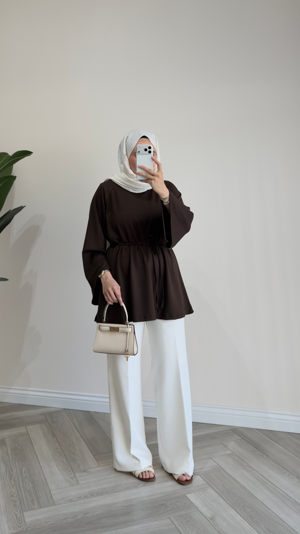 Modal Oversize Tunik | Kahverengi