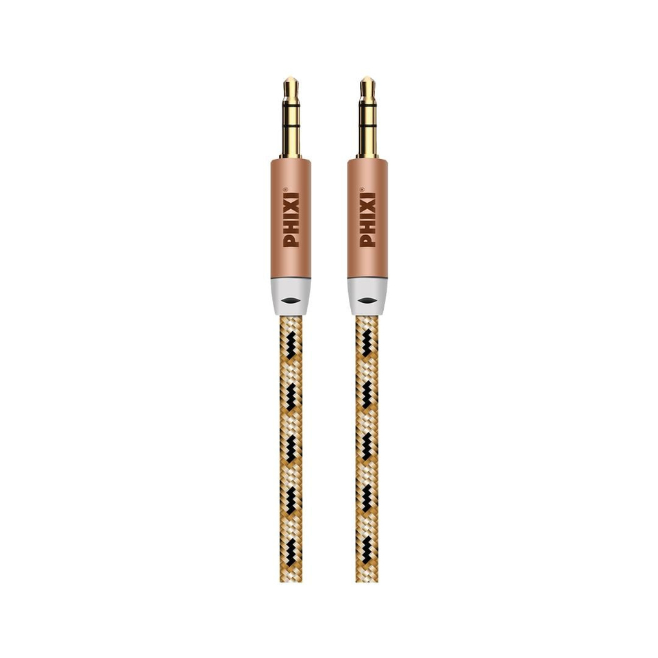 Phixi Basic A810 Hasır Örgü 3.5mm Aux Kablo
