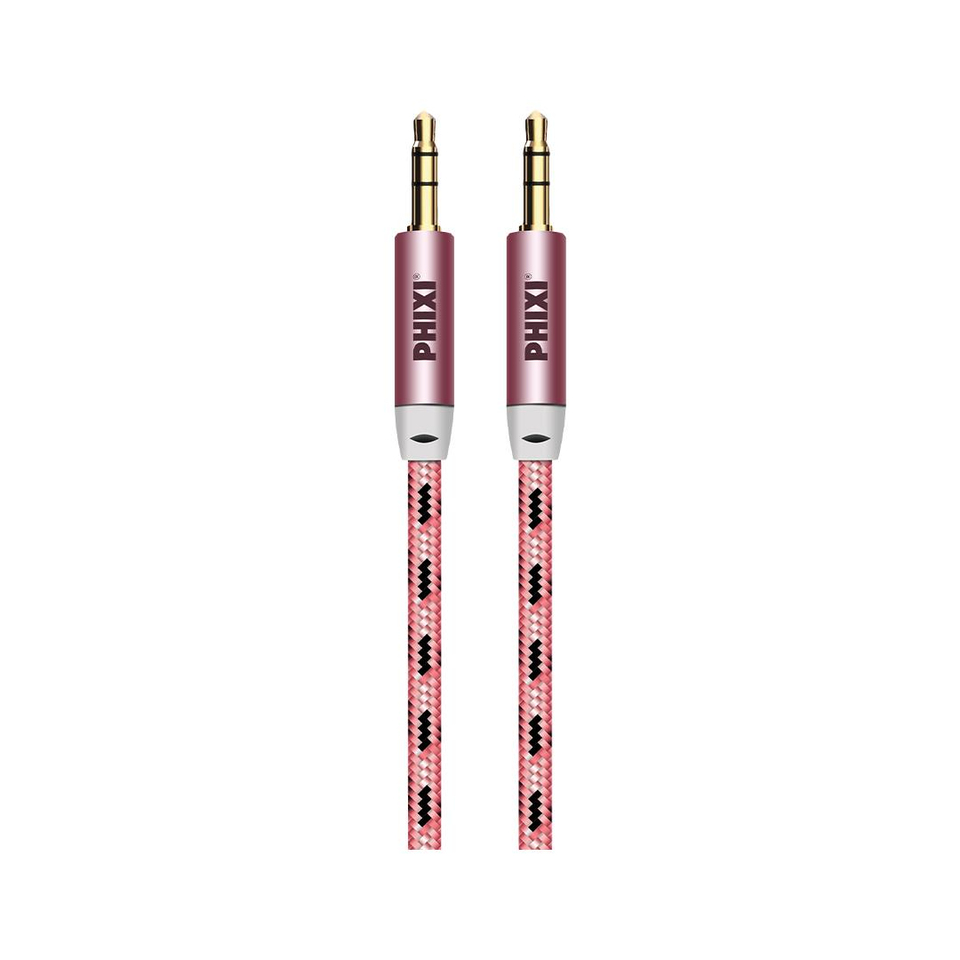 Phixi Basic A810 Hasır Örgü 3.5mm Aux Kablo