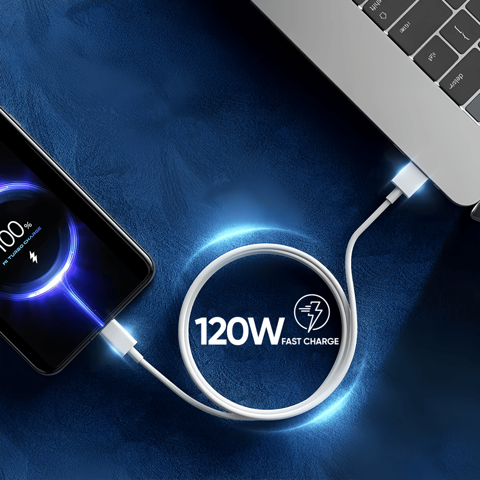 Phixi Force CB465 120W USB-C Şarj ve Data Kablosu – 6A Hızlı Şarj