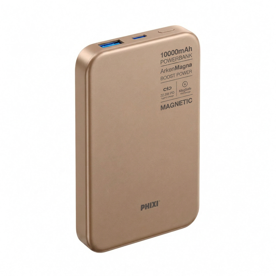 Phixi Force PW35 MagSafe Powerbank 10000mAh 22.5W Hızlı Şarj