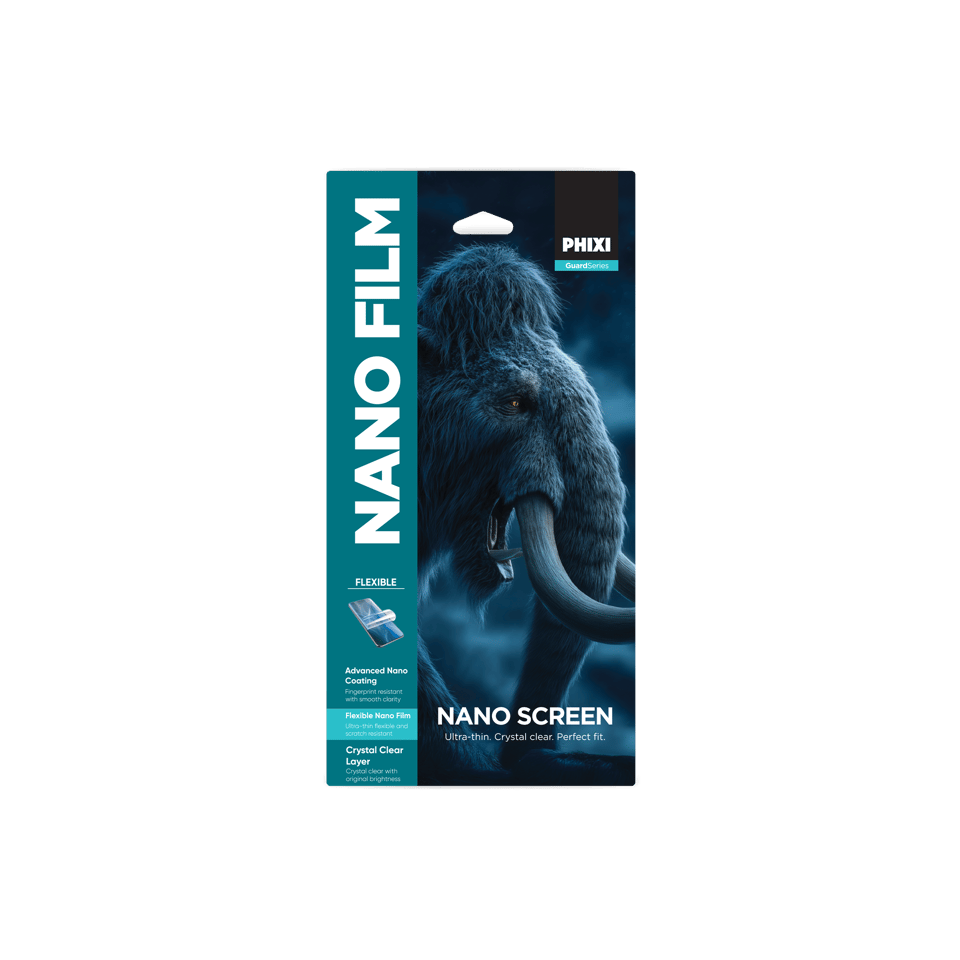 PHIXI Guard Serisi İPhone 17 Pro Max Nano Cam Ekran Koruyucu – Esnek, Kırılmaz, HD Şeffaf Film
