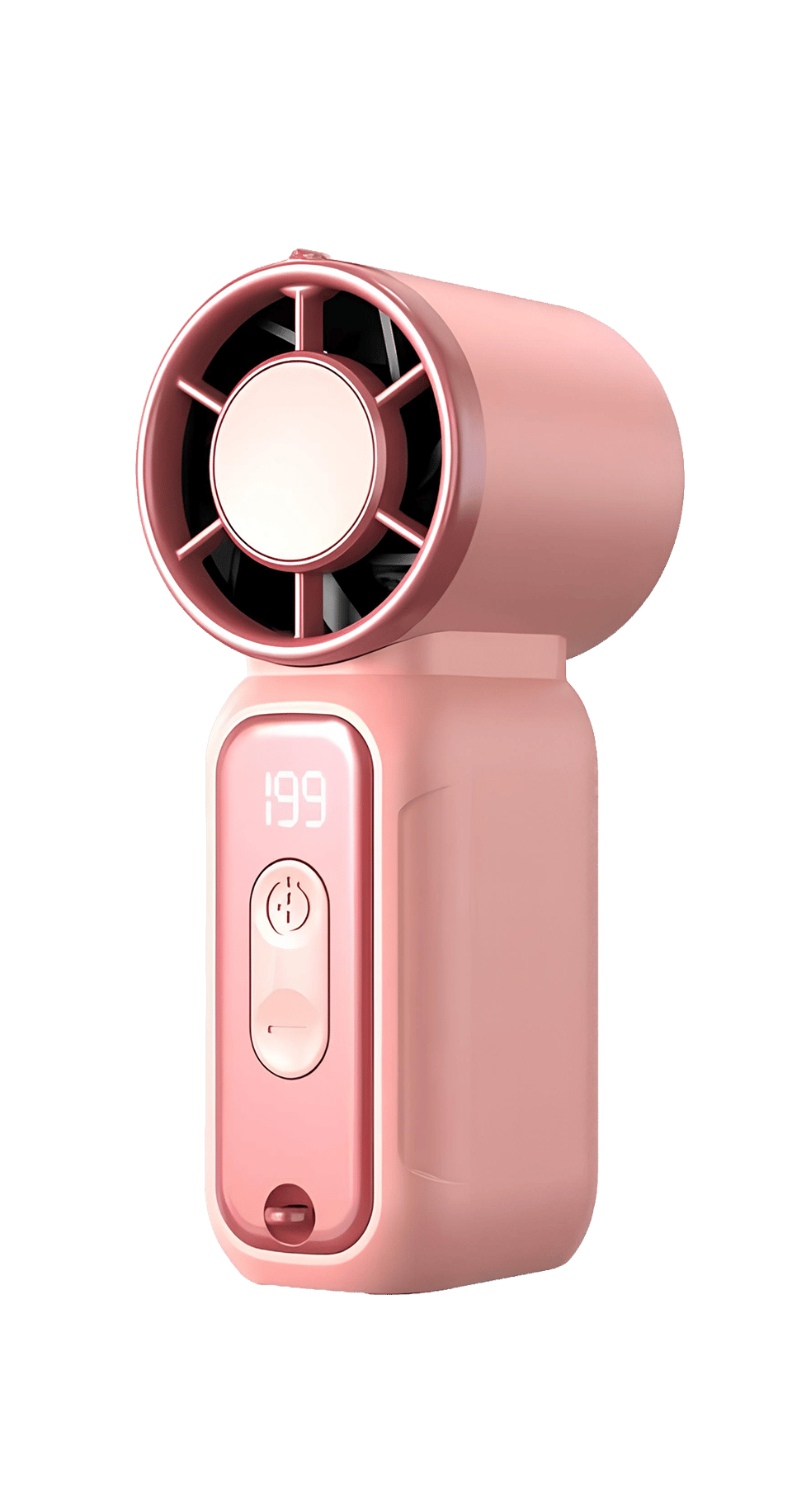 PHIXI Smart MF2 500 mAh Dijital Göstergeli Şarjlı Taşınabilir Mini Fan