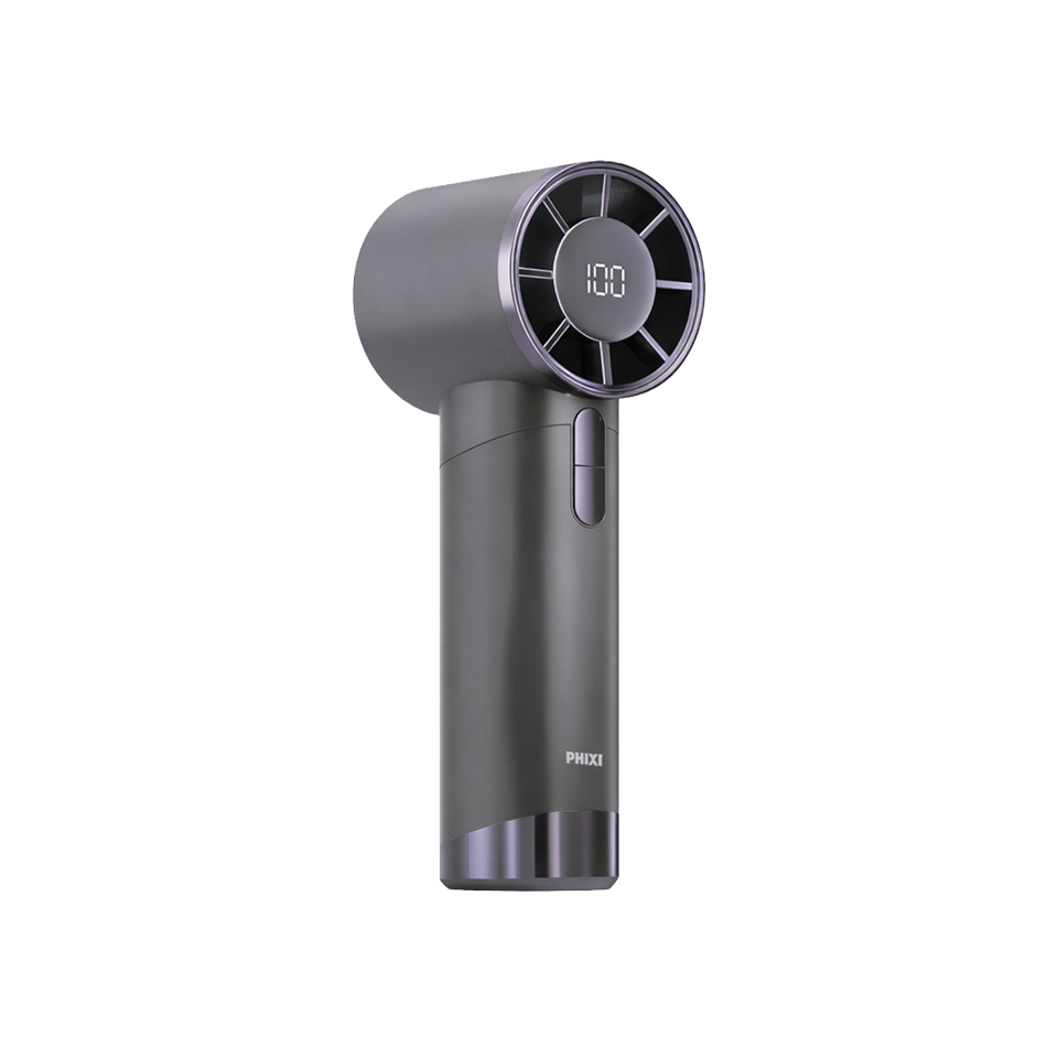 PHIXI Smart MF6 199 Kademeli Dijital Göstergeli Şarjlı Taşınabilir Mini Fan