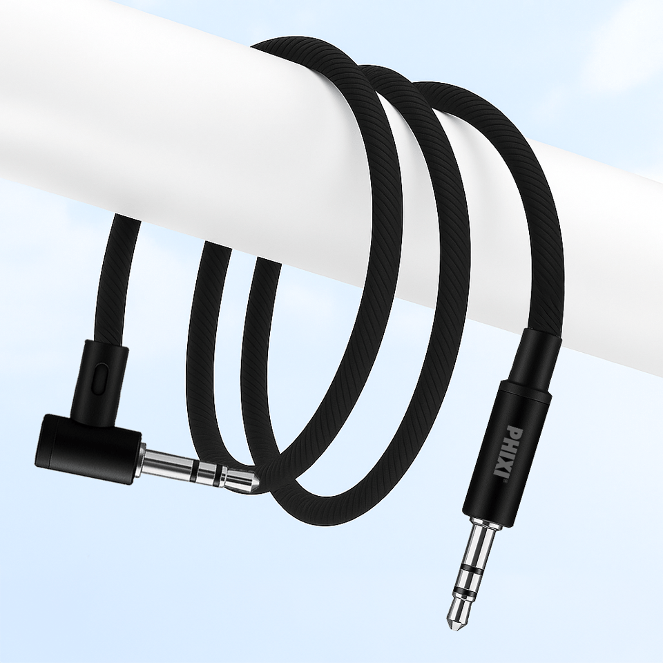 PHIXI AUX Audio Kablosu 1M – 3.5mm Jack Ses Kablosu