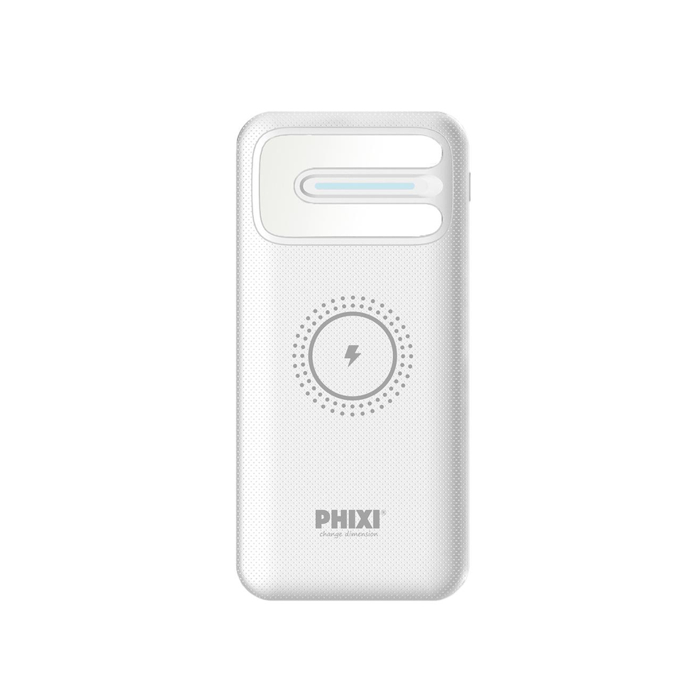 Phixi Basic PW11 10.000mAh Wireless Şarj Çift Çıkışlı Led Göstergeli Powerbank