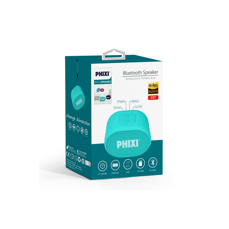 Phixi Basic S12 Kablosuz Bluetooth Hoparlör