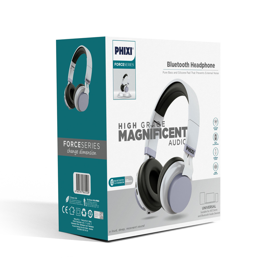 Phixi Force HP900 Bluetooth Kafaüstü Kulaklık