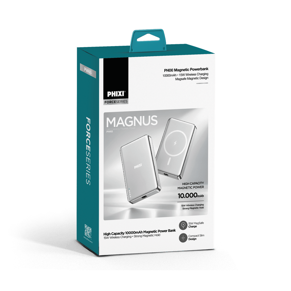 PHIXI Force PW65 10000mAh 15W MagSafe Powerbank