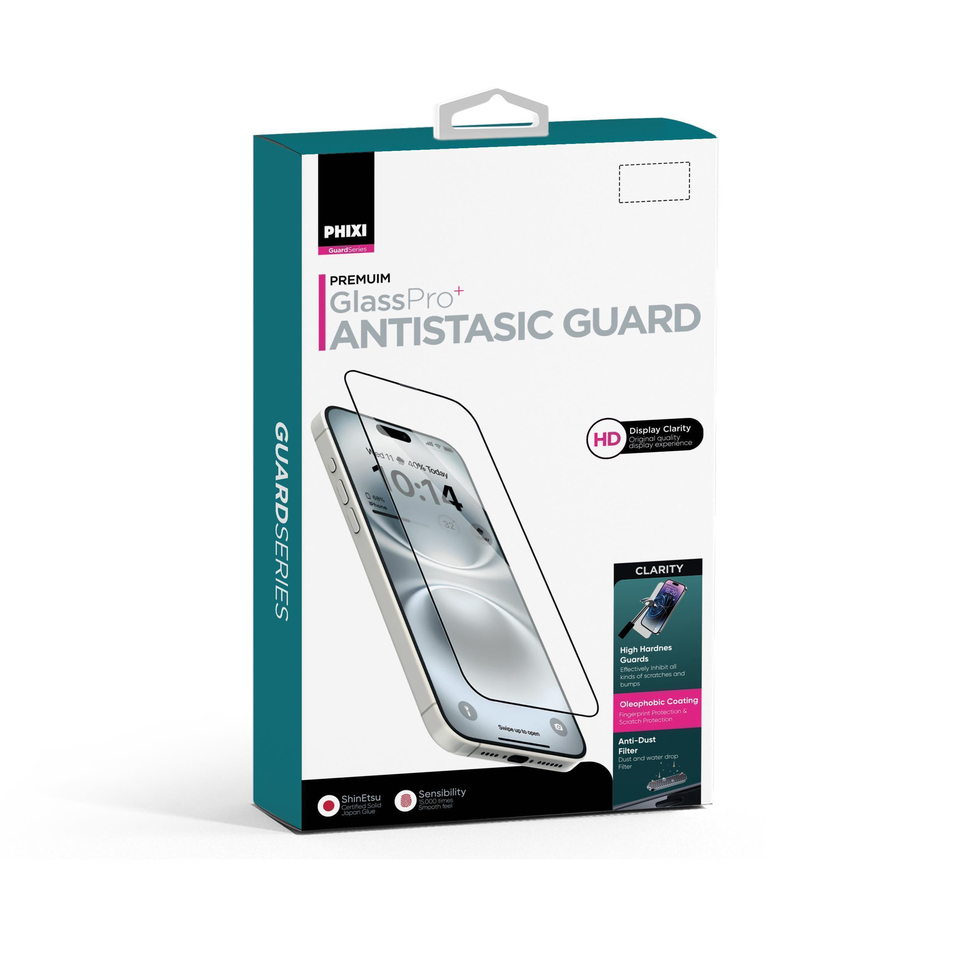 Phixi Premium Guard Parlak Cam Ekran Koruyucu – iPhone 11 Uyumlu | Antistatik, Su Tutmaz, Tam Kaplama