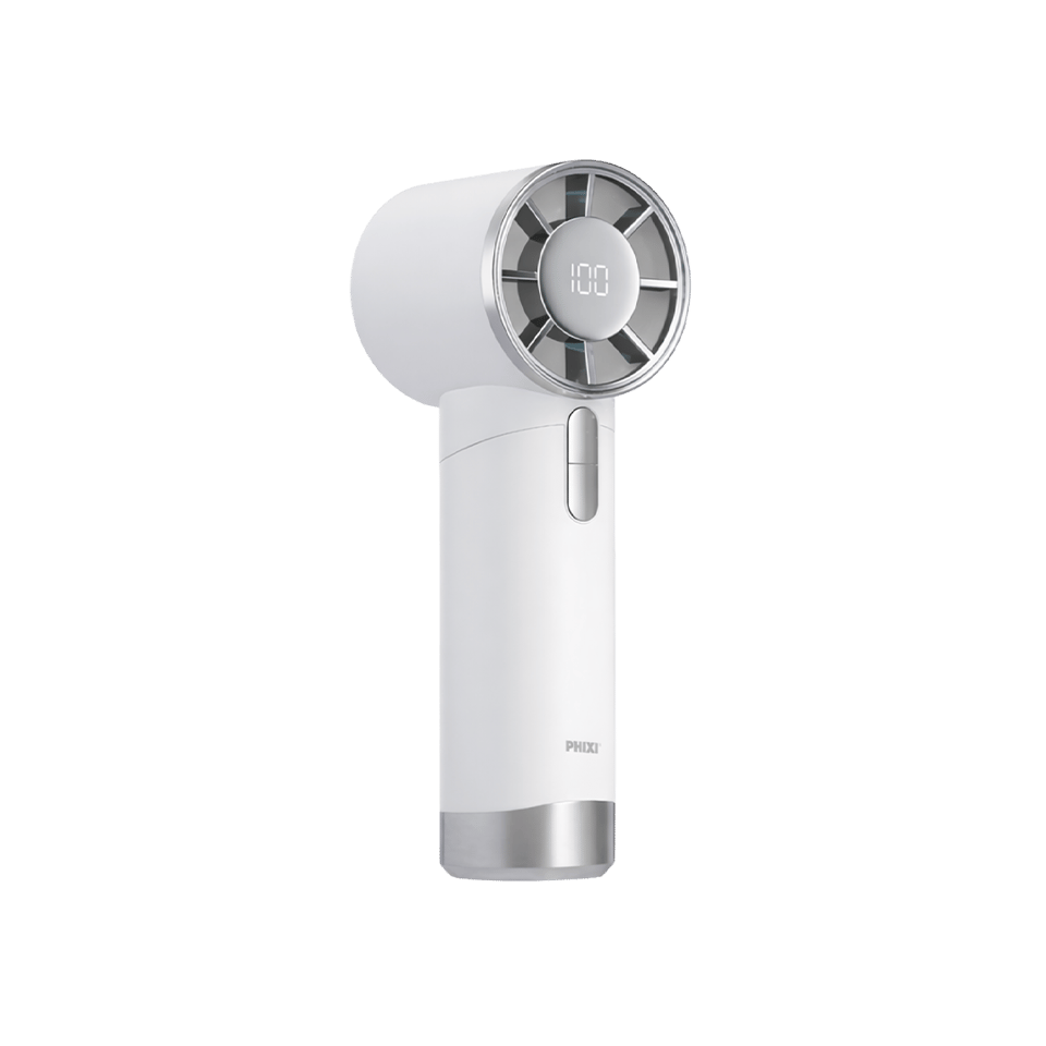 PHIXI Smart MF6 199 Kademeli Dijital Göstergeli Şarjlı Taşınabilir Mini Fan