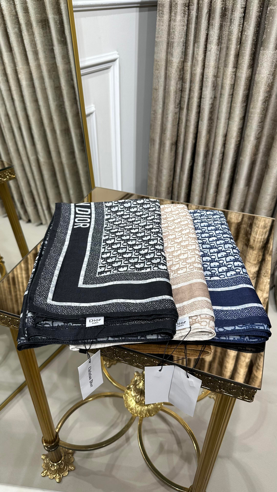 %100 D.OR DESEN YÜN ŞAL SİYAH