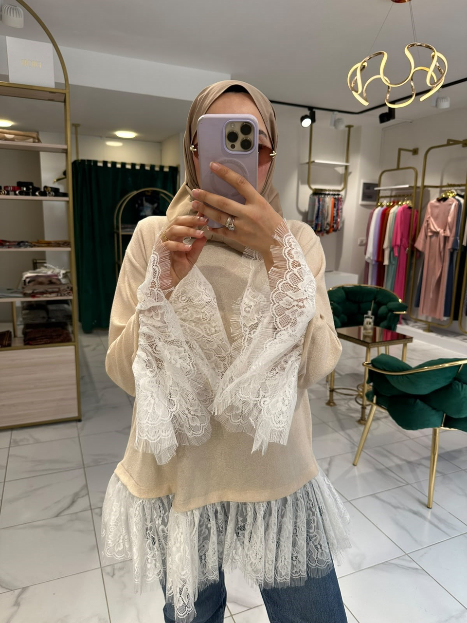 MERSERİZE TRİKO TASARIM BLUZ