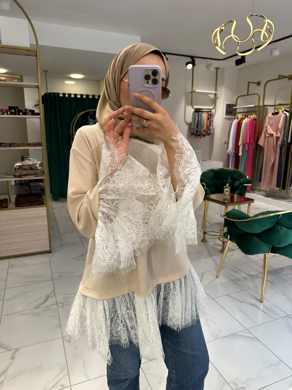 MERSERİZE TRİKO TASARIM BLUZ