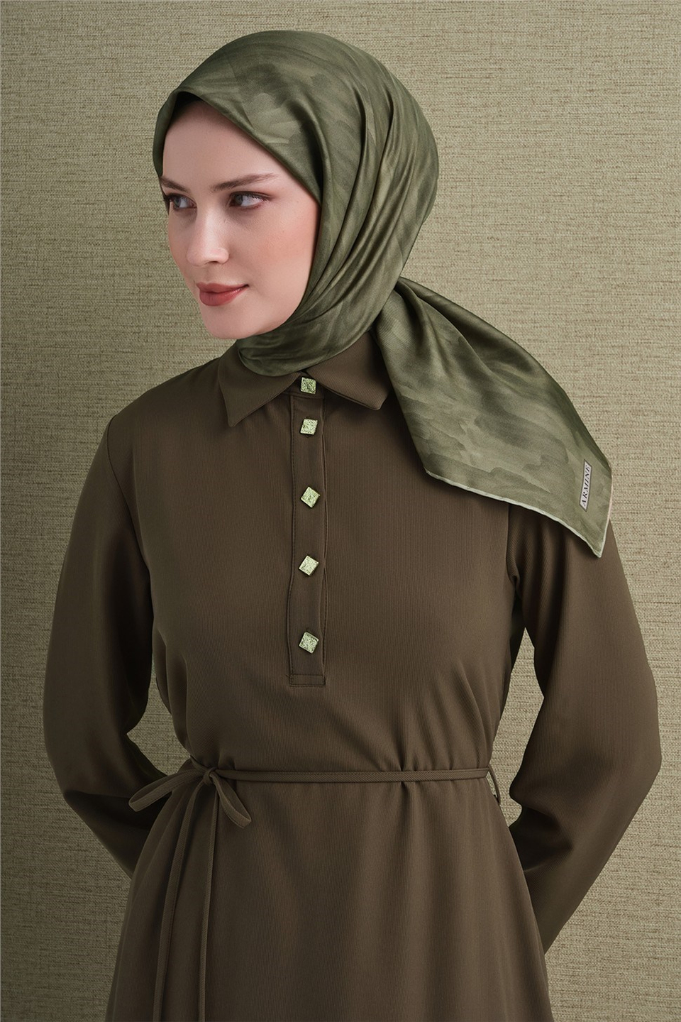 Armine Saf İpek Twill Eşarp 9630