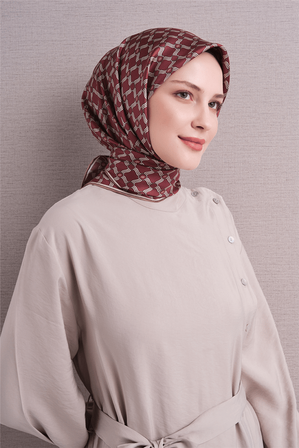 Armine Saf İpek Twill Eşarp 9636