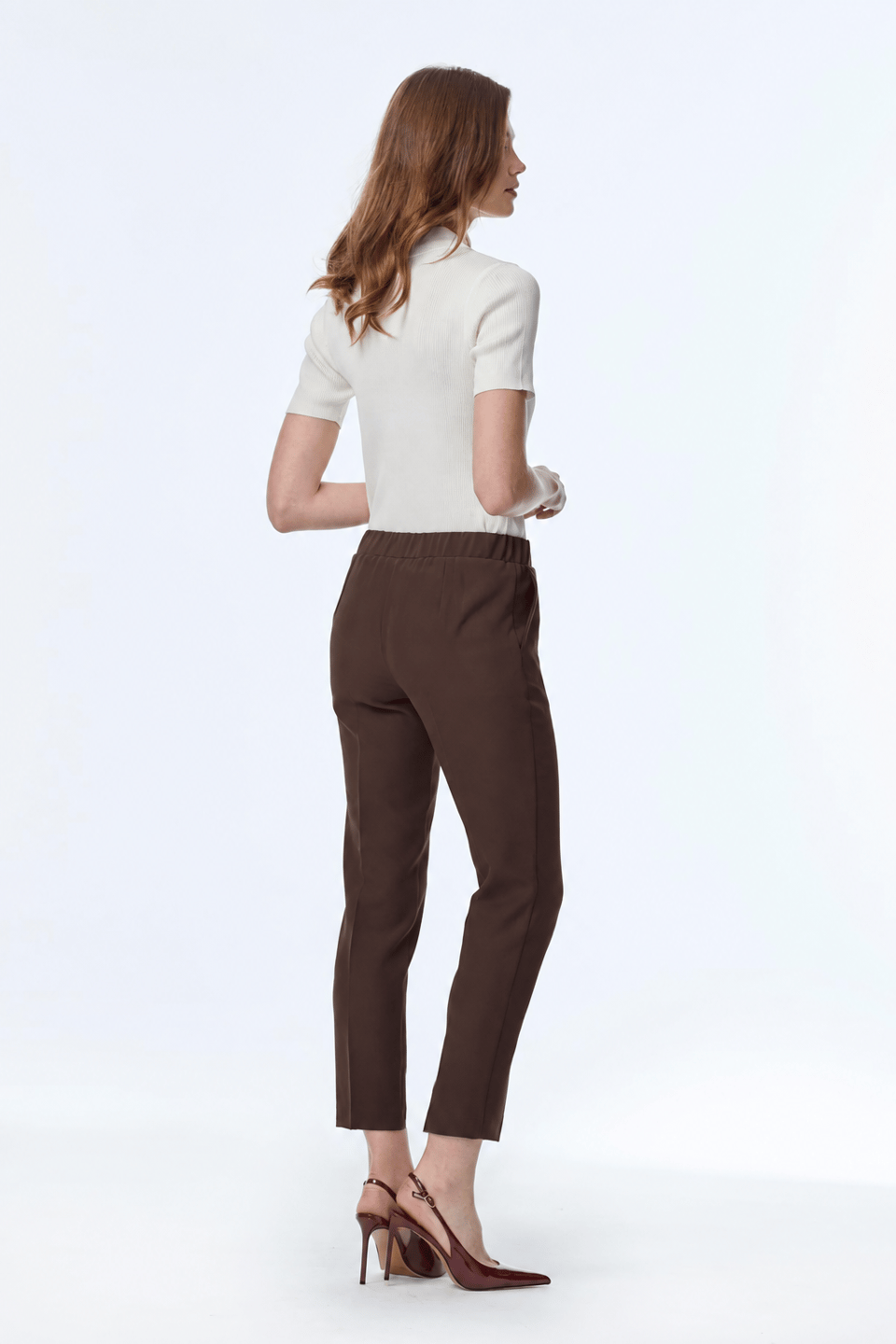 P-0148 TRAPHY PANTOLON 38-48 KAHVE