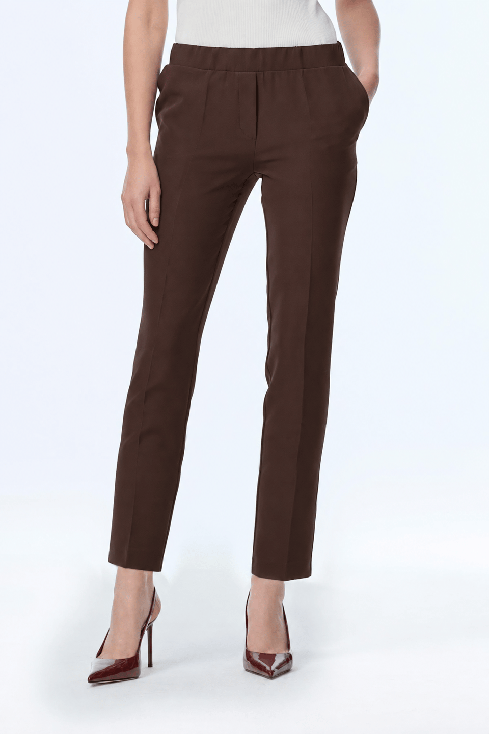 P-0148 TRAPHY PANTOLON 38-48 KAHVE