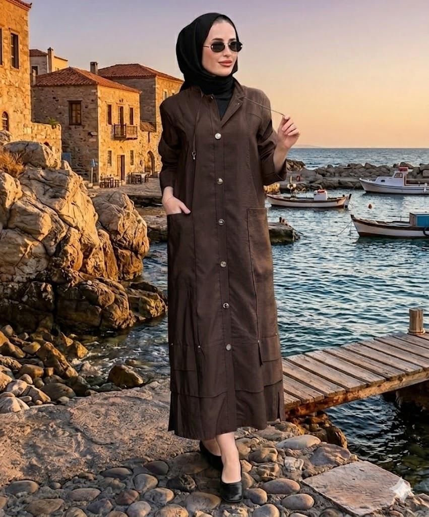 CEREMONY YAKASI BACIKLI ÖNDEN ÇITÇITLI SAFARİ KAP