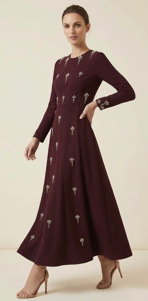JAMİLA SARAH KREP KARMEN DRESS ABİYE ELBİSE