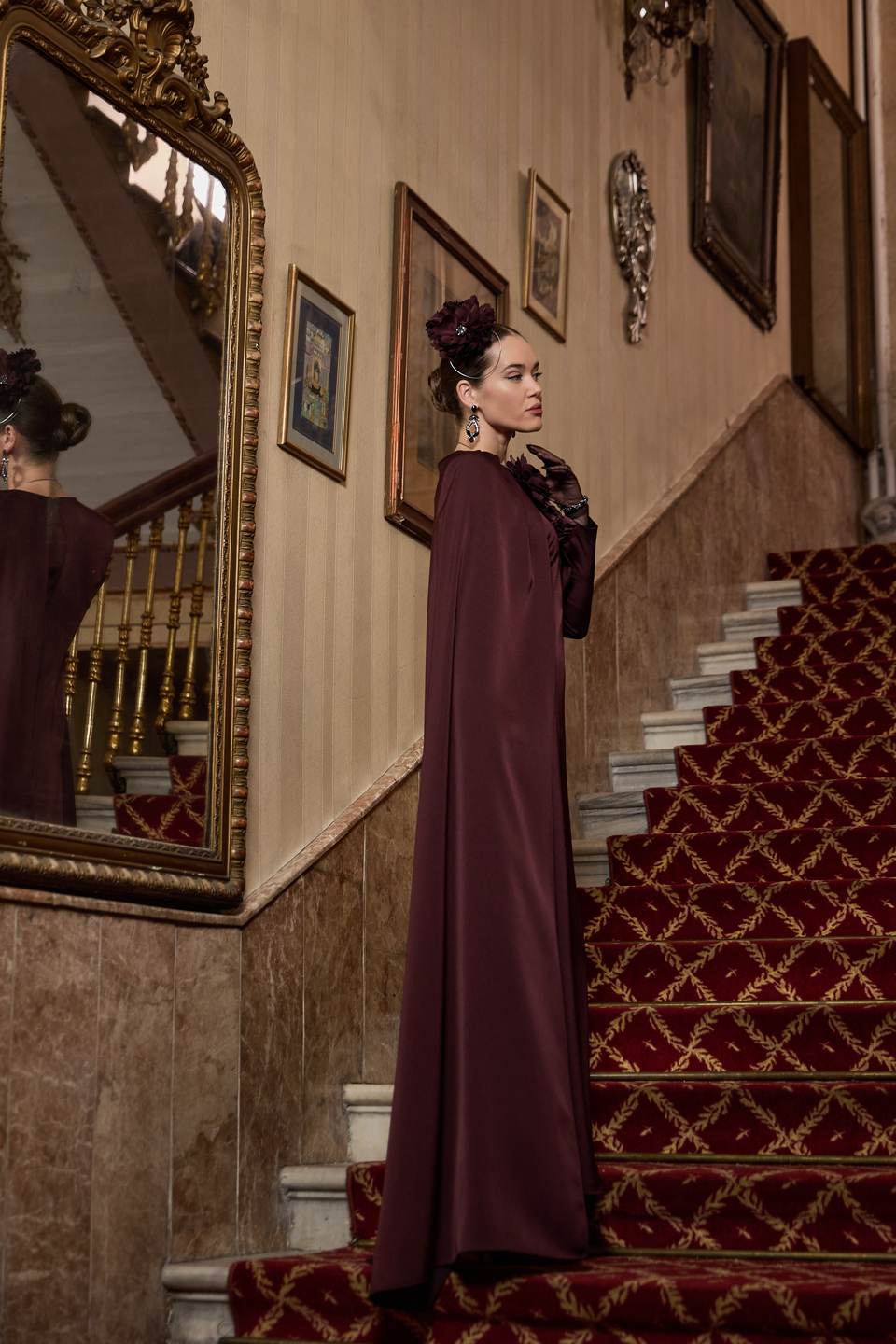JAMİLA SARAH KREP MİA DRESS ABİYE ELBİSE