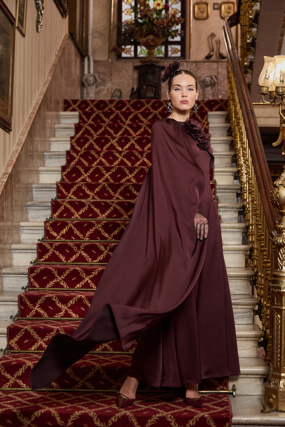 JAMİLA SARAH KREP MİA DRESS ABİYE ELBİSE