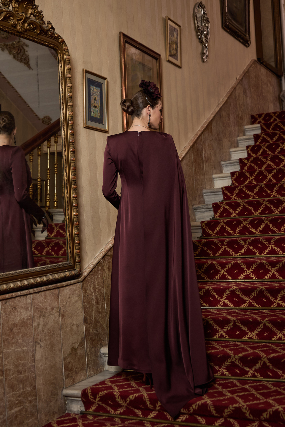 JAMİLA SARAH KREP MİA DRESS ABİYE ELBİSE